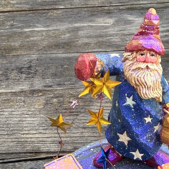 Pam Schifferl Midwest Cannon Falls Sandman Enchanted Winter's Eve Candle Holder - Picture 10 of 10